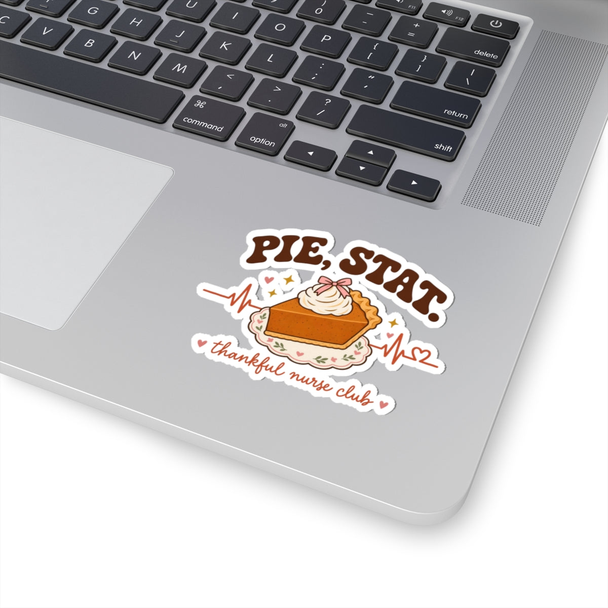 Pie Stat Nurse Stickers | Thankful Nurse Club Thanksgiving