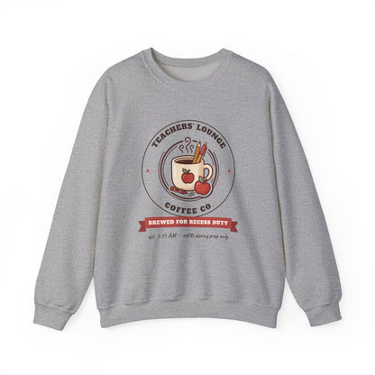 Teachers' Lounge Coffee Co. Crewneck Sweatshirt | Brewed for Recess Duty