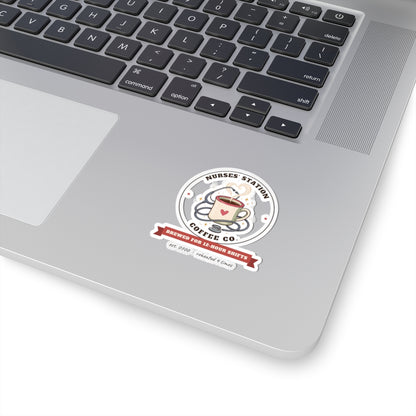 Nurses' Station Coffee Co. Stickers | Brewed for 12-Hour Shifts