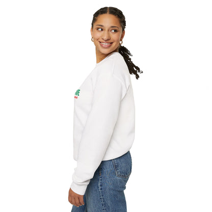 Embroidered Festive Under Protest Crewneck | Sarcastic Christmas