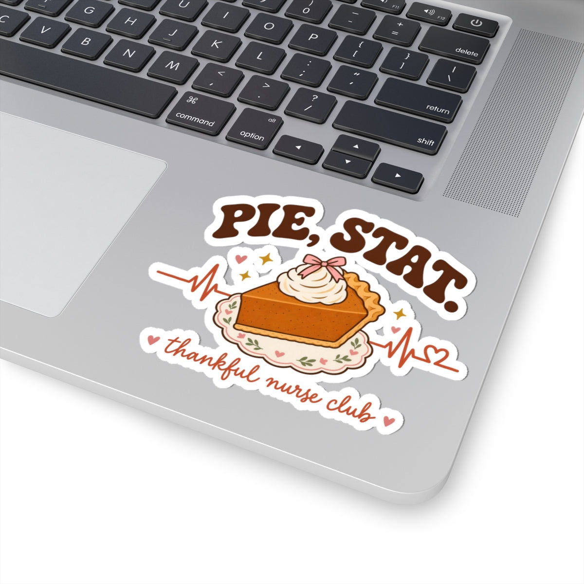 Pie Stat Nurse Stickers | Thankful Nurse Club Thanksgiving