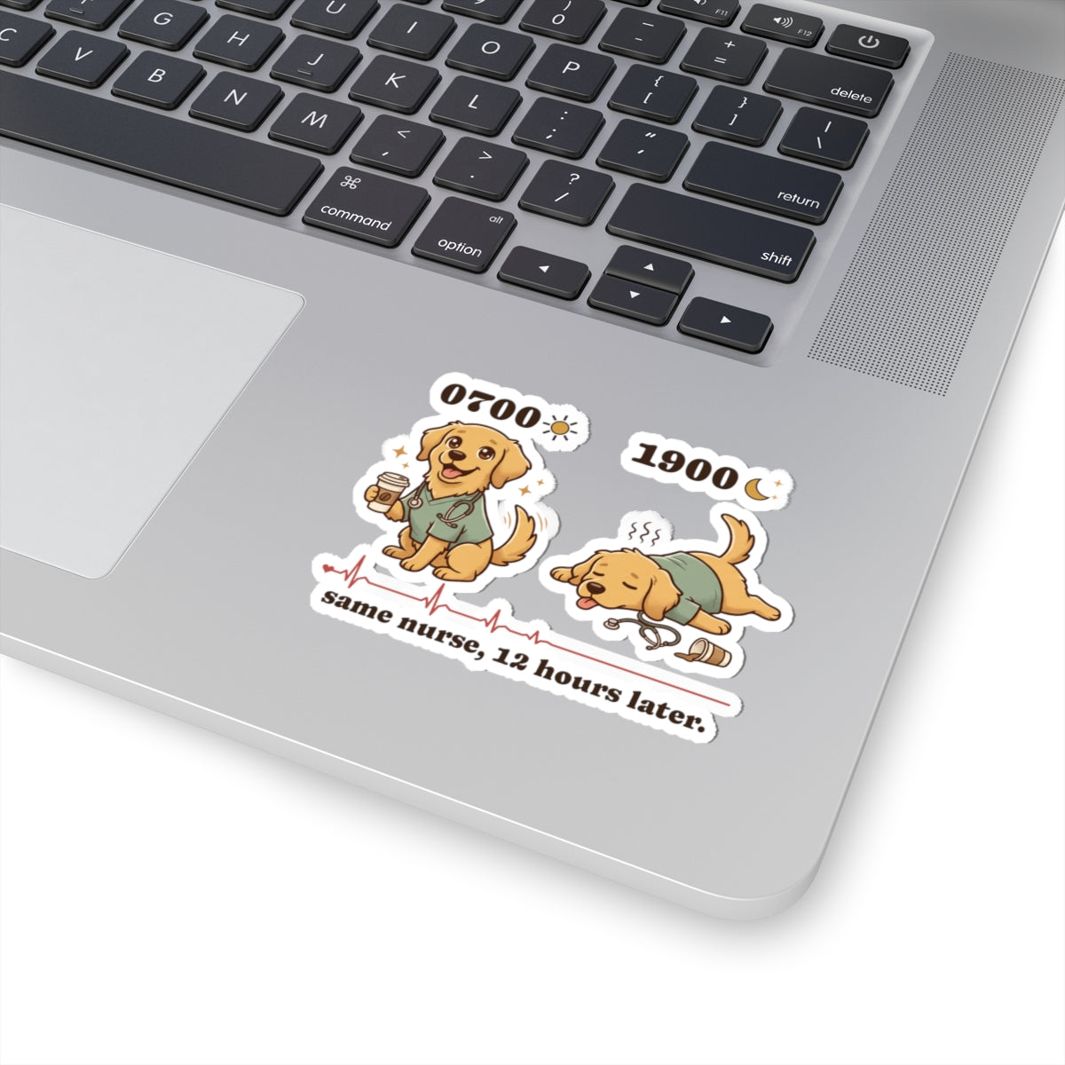 0700 1900 Nurse Stickers | Same Nurse, 12 Hours Later