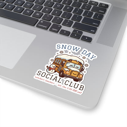 Snow Day Social Club Teacher Stickers | Members: Teachers