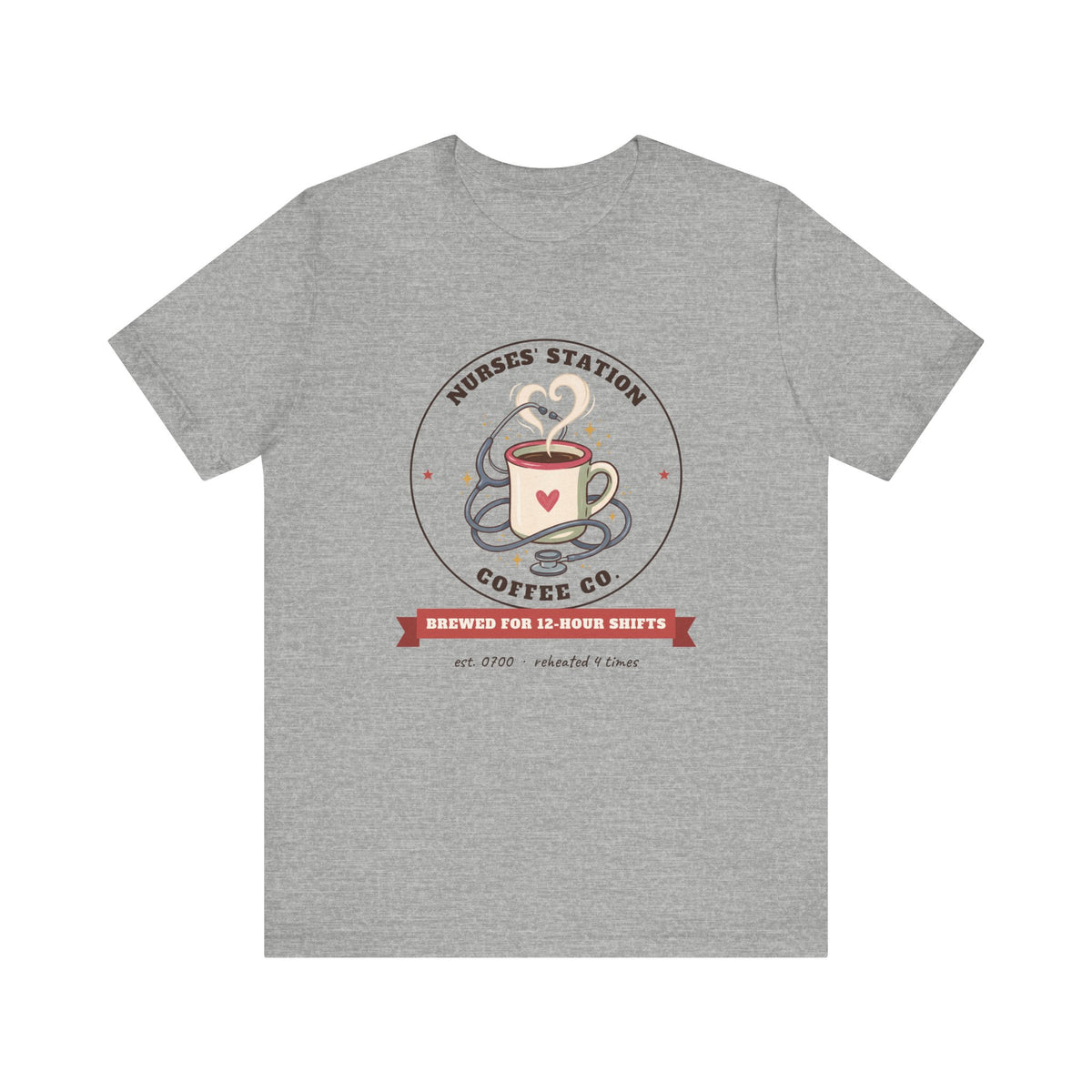 Nurses' Station Coffee Co. Tee | Brewed for 12-Hour Shifts