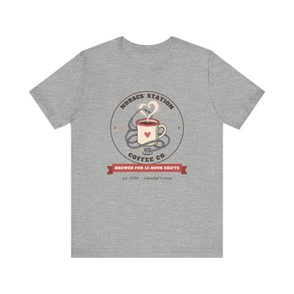 Nurses' Station Coffee Co. Tee | Brewed for 12-Hour Shifts