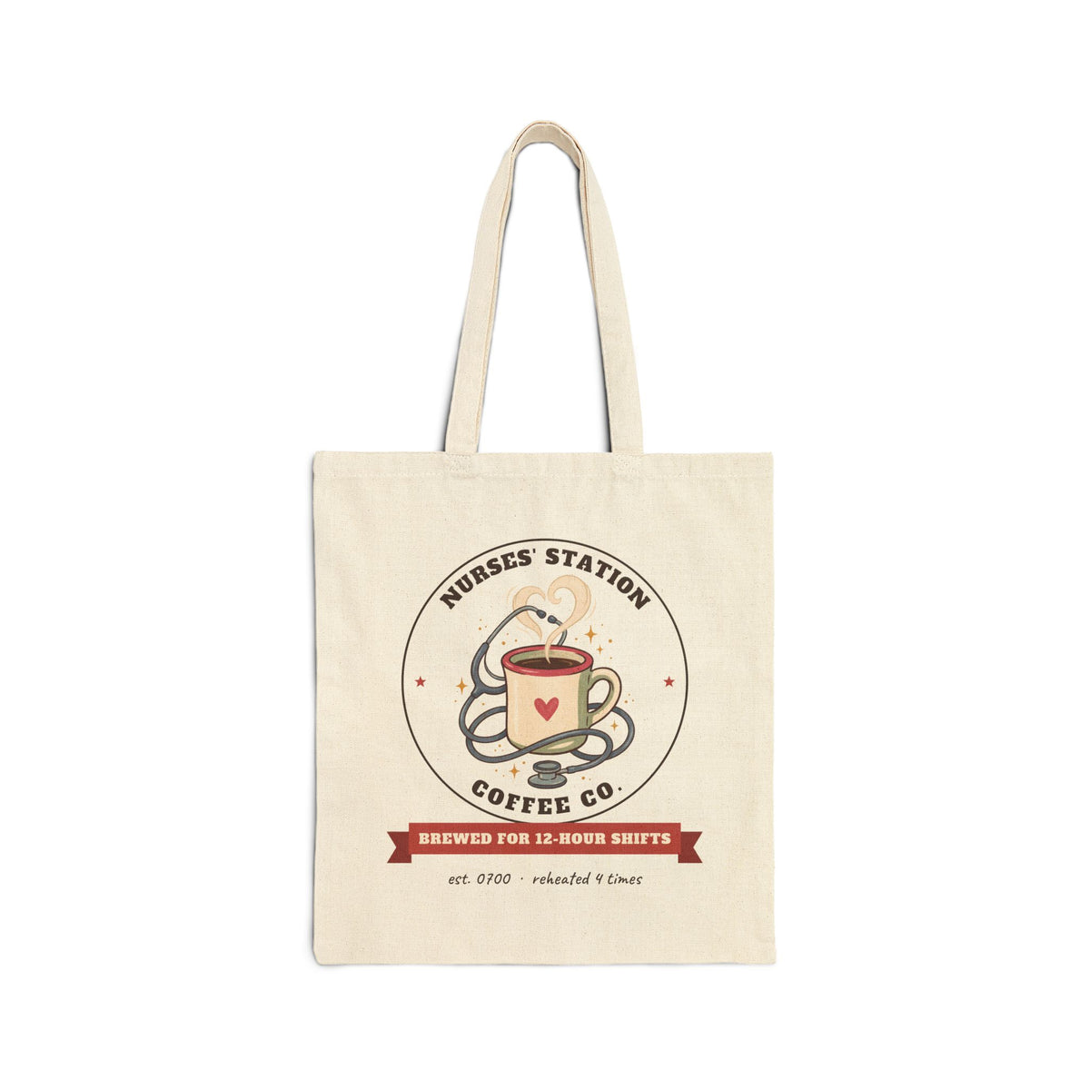 Nurses' Station Coffee Co. Tote Bag | Brewed for 12-Hour Shifts