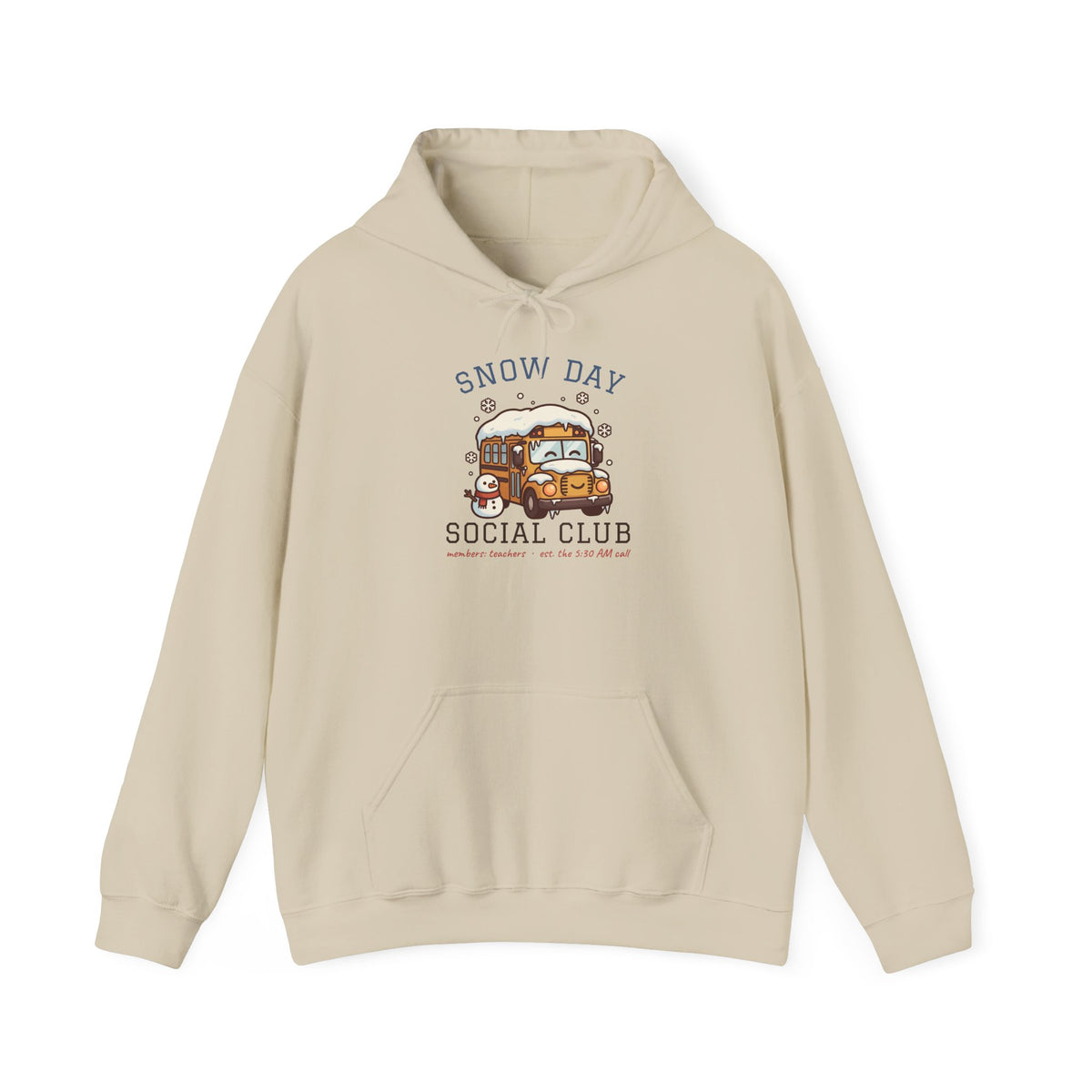 Snow Day Social Club Teacher Hoodie | Members: Teachers