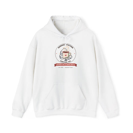 Nurses' Station Coffee Co. Hoodie | Brewed for 12-Hour Shifts