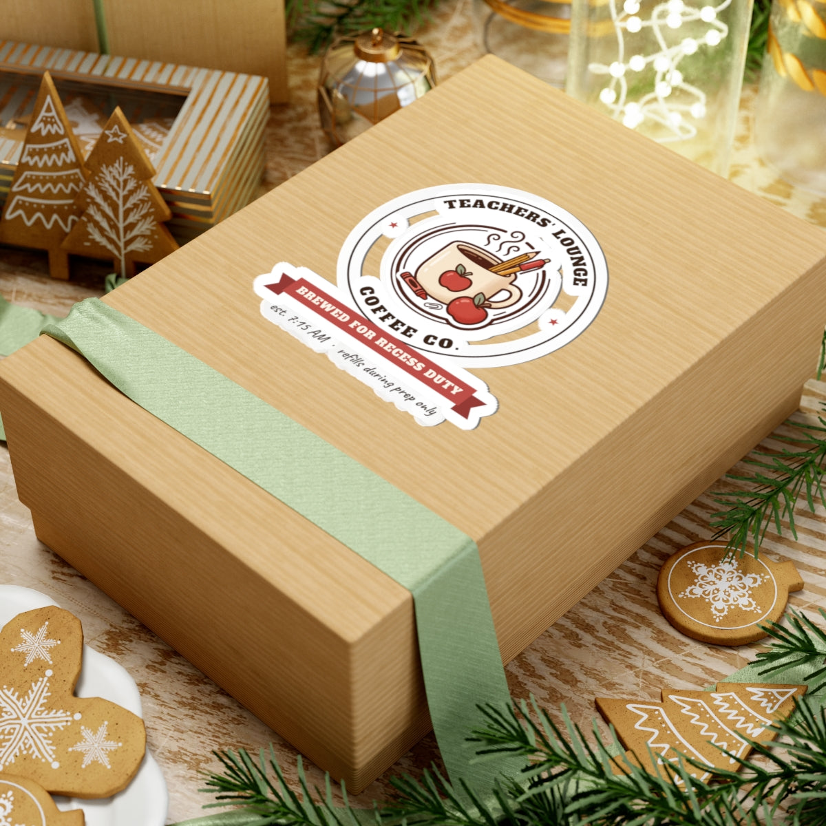 Teachers' Lounge Coffee Co. Stickers | Brewed for Recess Duty