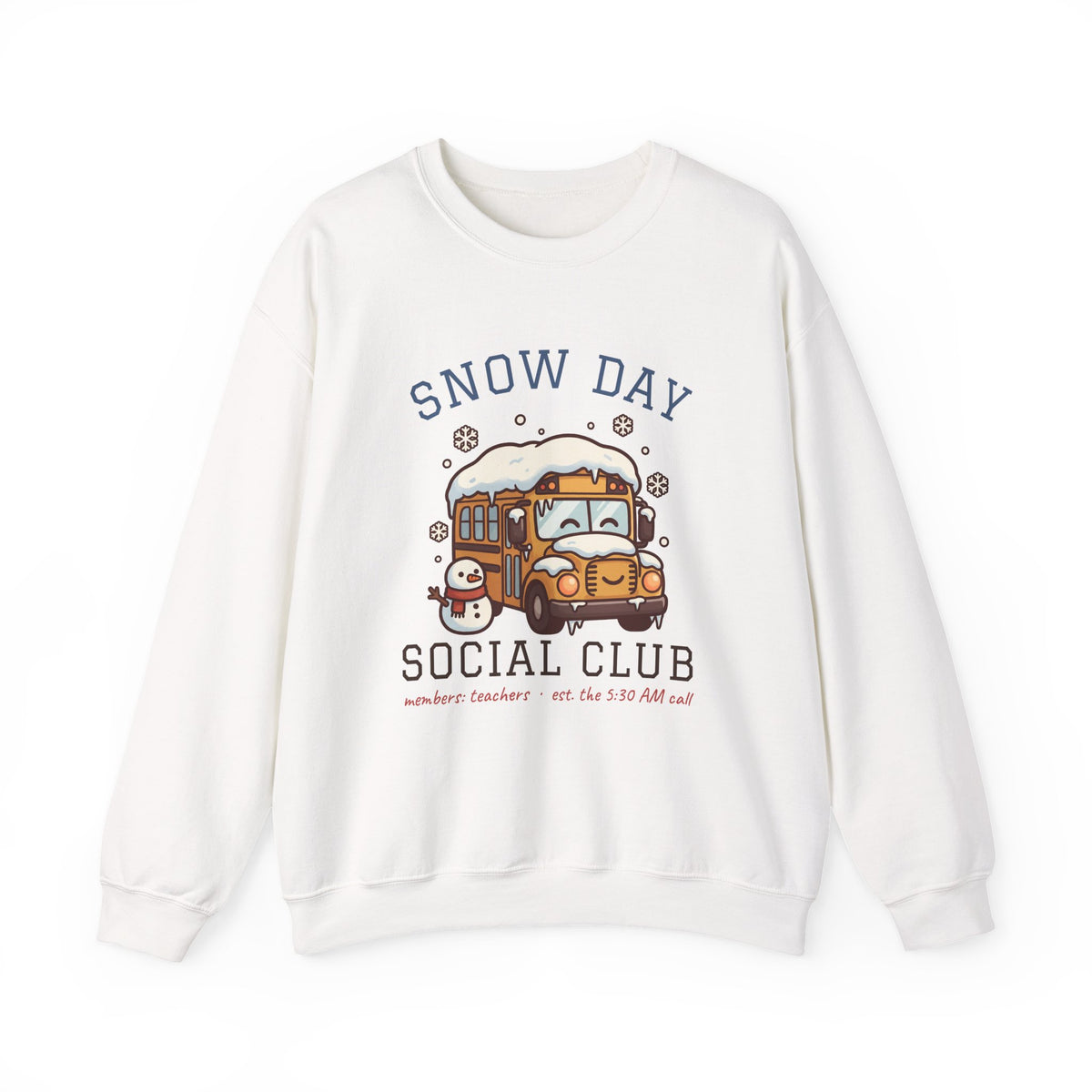 Snow Day Social Club Teacher Crewneck Sweatshirt | Members: Teachers
