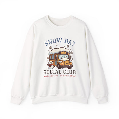 Snow Day Social Club Teacher Crewneck Sweatshirt | Members: Teachers