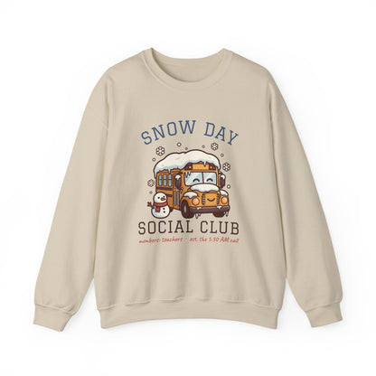 Snow Day Social Club Teacher Crewneck Sweatshirt | Members: Teachers