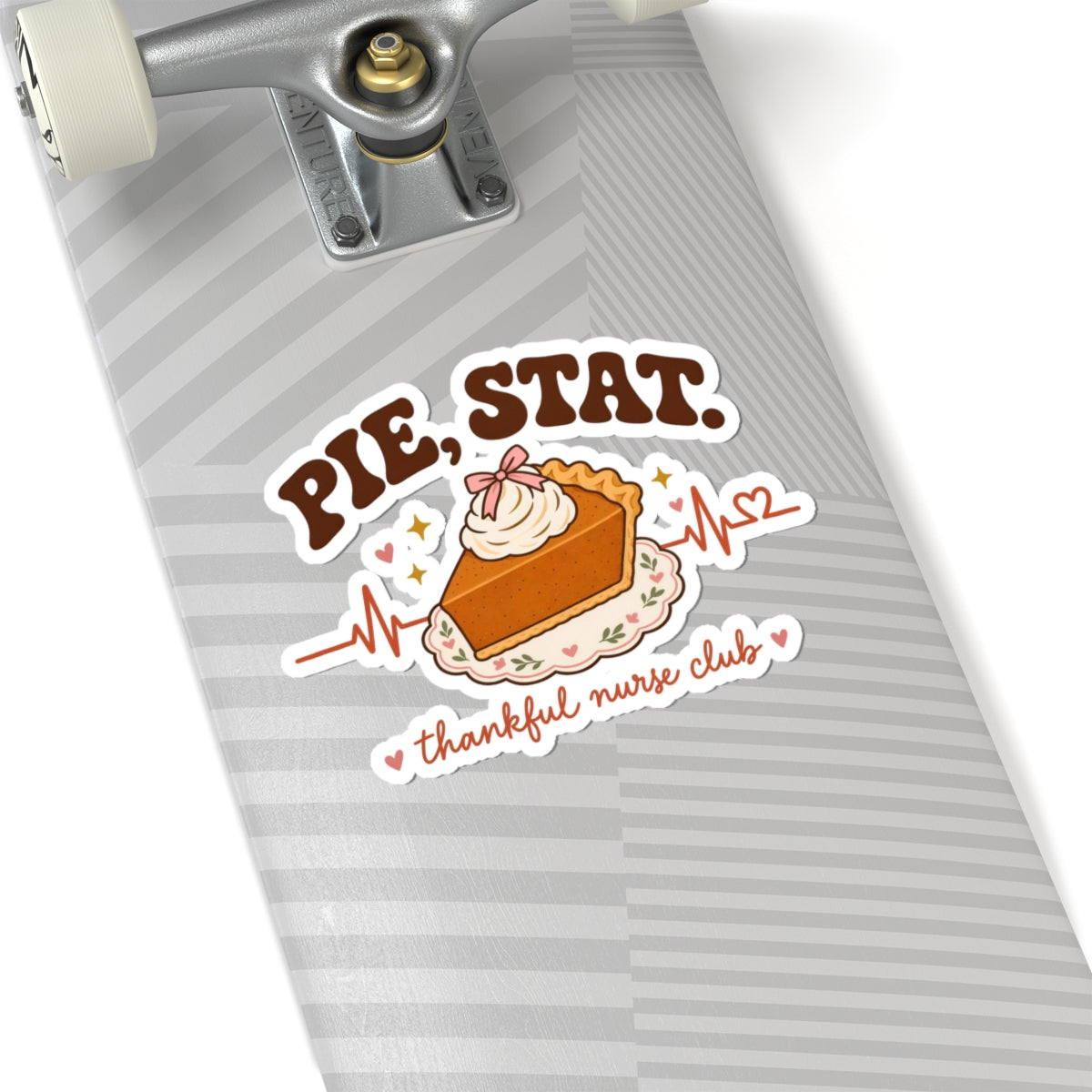Pie Stat Nurse Stickers | Thankful Nurse Club Thanksgiving
